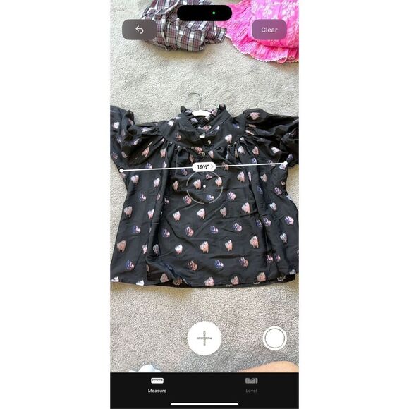 NWOT Tuckernuck Black and Blurred Dot Fil Coupe Corrigan Blouse, XXS $228 C20 - Picture 9 of 10